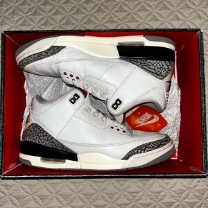 Jordan 3 Retro White Cement Reimagined Size 10